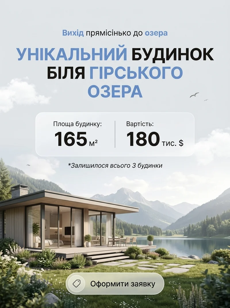 Будинок біля озера