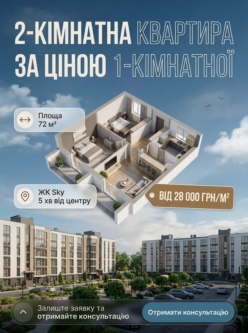 Квартира за ціною