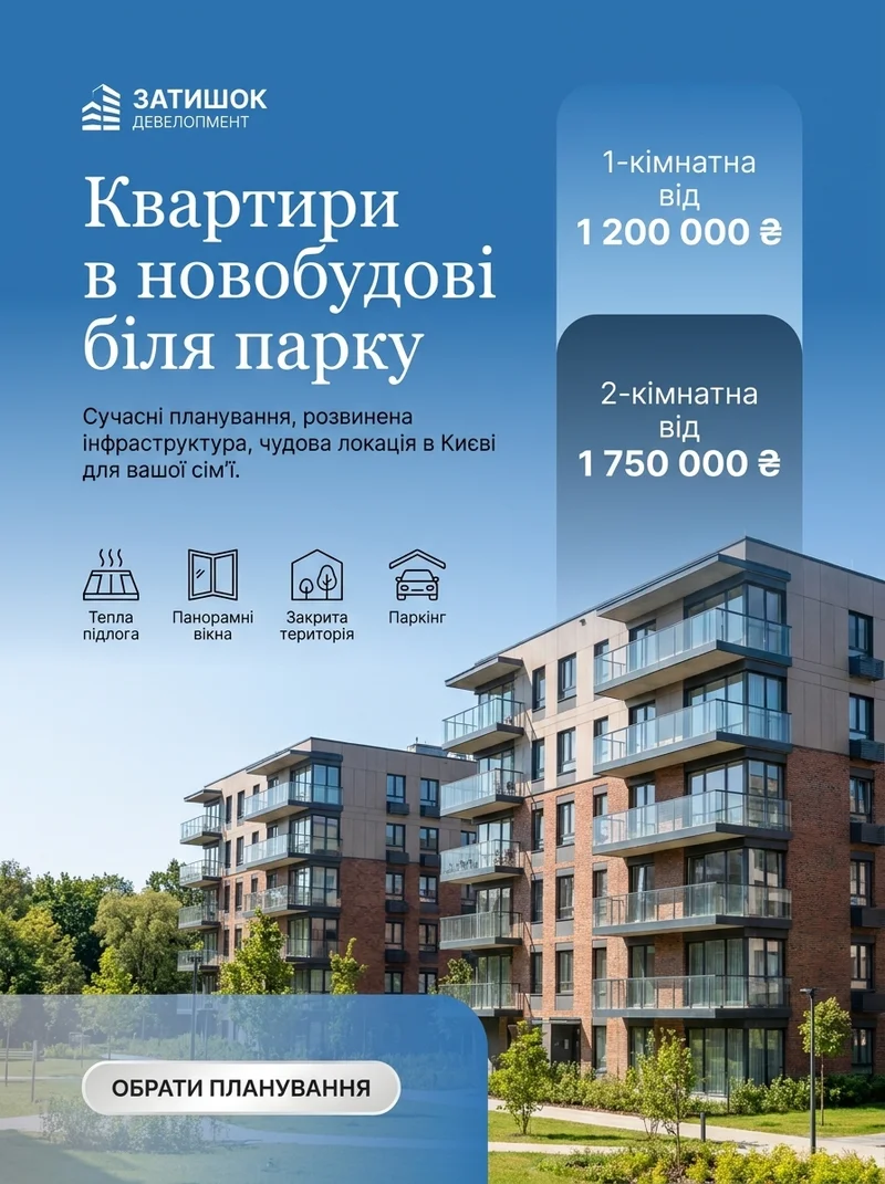 Квартири біля парку